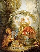 Jean-Honore Fragonard The See-Saw oil